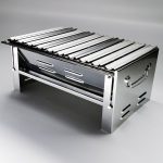 Mizan Katlanır Mangal 430 Krom Çelik