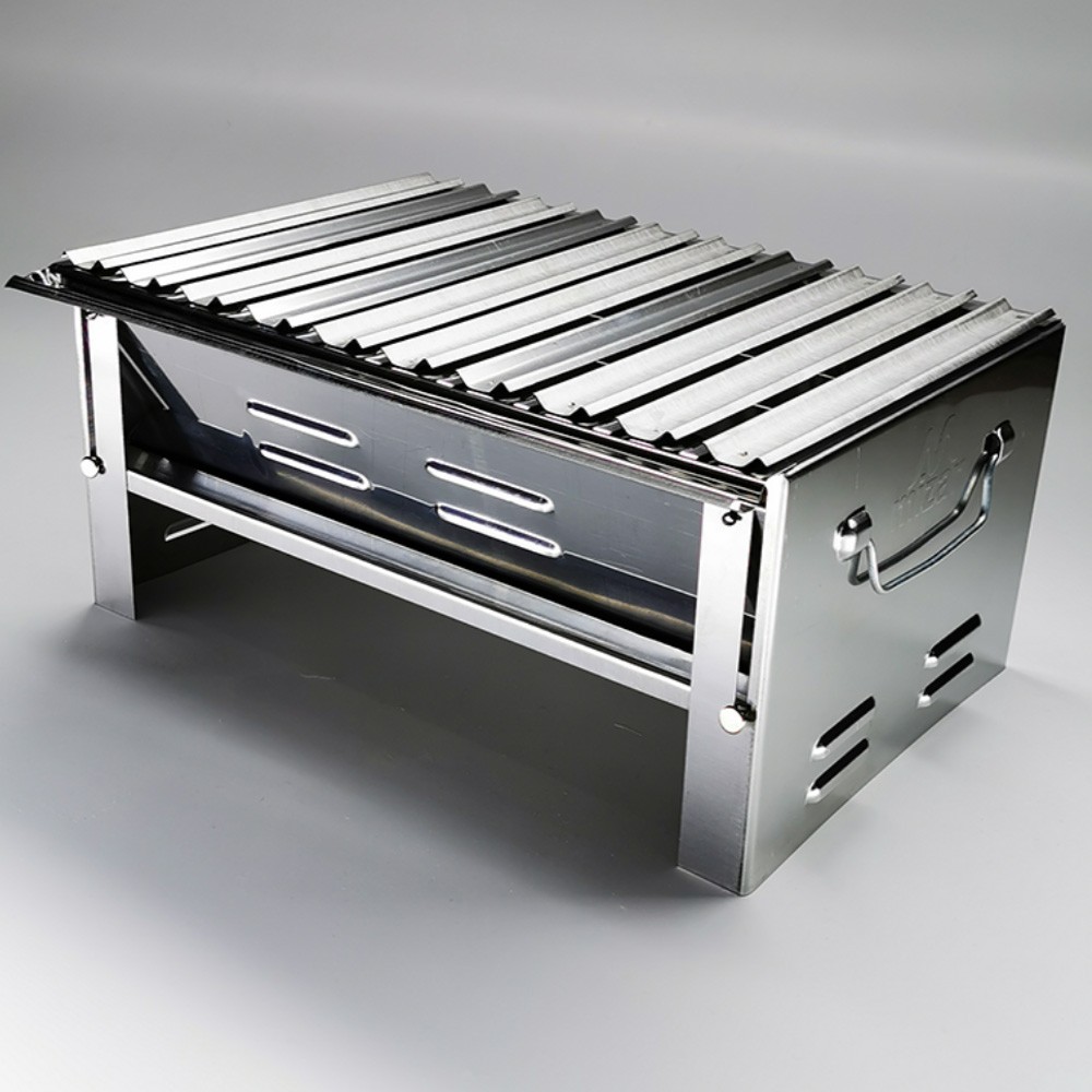 10680579653682.jpg Mizan Katlanır Mangal 430 Krom Çelik - Görsel 1