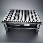 Mizan Katlanır Mangal 430 Krom Çelik - Görsel 4