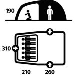Husky Boston New 5 Kişilik Çadır - Görsel 4