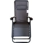 Blooma Gravity Siyah-Gri Şezlong  Sandalye