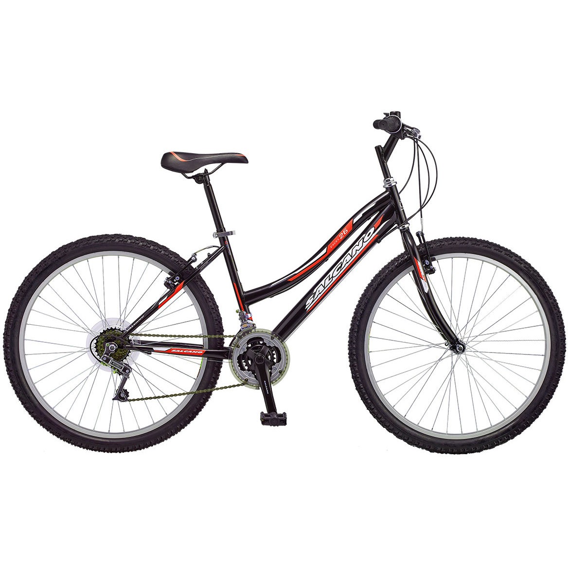 110000040287056.jpg Salcano Excel 26 Lady Siyah Kırmızı - Görsel 1