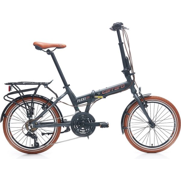 Carraro Flexi 121  20 Jant  Katlanır Bisiklet 21 Vites Vb - Antrasit Gri Bakır