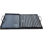 İklim Saç Tava Oluklu Izgara 35X70 Yağdanlıklı - Görsel 3