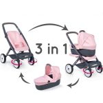 Smoby Maxi-Cosi&Quinny 3'ü 1 Arada Oyuncak Bebek Arabası 253117 - Görsel 2