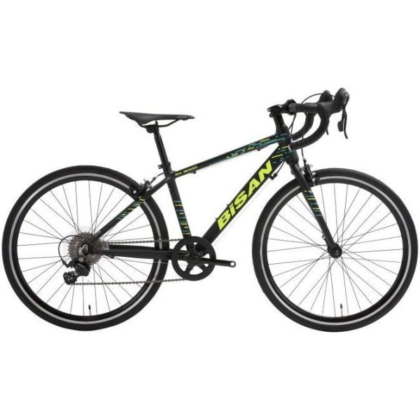 Bisan Rx 9000 14'' Kadro 24 Jant Yol Yarış Bisikleti-Siyah Sarı Mavi