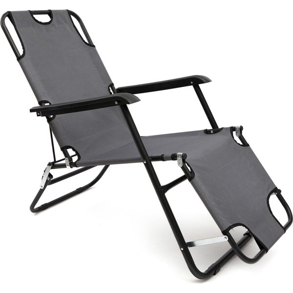 Moniev Katlanır Şezlong Plaj Şezlongu Portatif Kamp Sandalyesi ve Bahçe Şezlongu