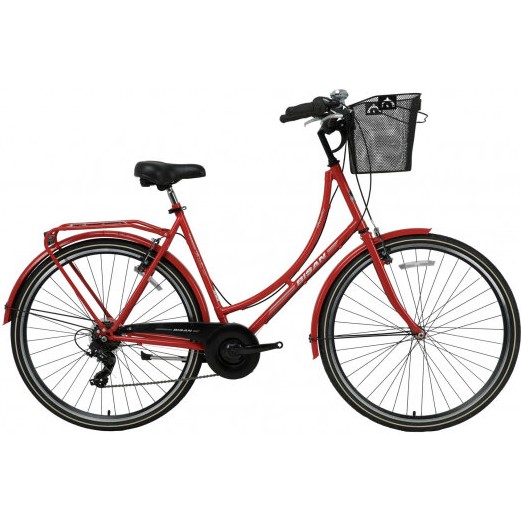 Bisan Paradise S 28 Jant Bisiklet Kırmızı Gri