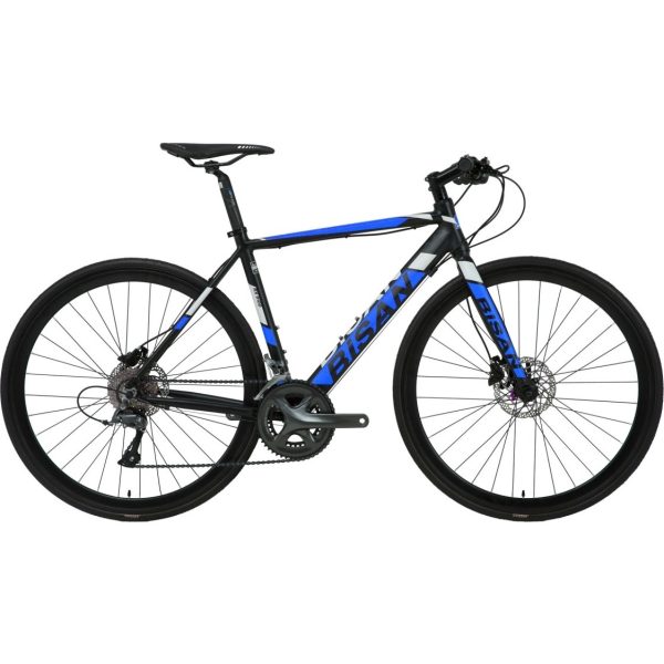 Bisan Rx 9100 Fitness M. Disk Fren Claris 16 Vites 28 Jant Yol Yarış Bisikleti Siyah-Mavi 51 cm
