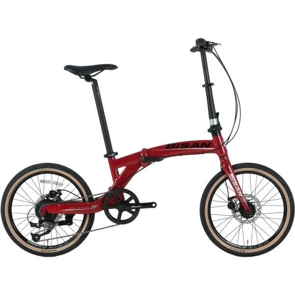 Bisan Fx 3700 Md Alüminyum Kadro Altus 9 Vites Katlanır Bisiklet Bordo