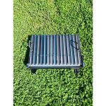 İklim Kamp Piknik Mangalı Katlanabilir Ayaklı Oluklu Izgara Yağ Hazneli - Görsel 4