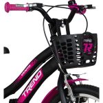 Trendbike Vento 20 Jant Bisiklet 6-9 Yaş Kız Çocuk Bisikleti Siyah-Fuşya 20.404-S-F - Görsel 4