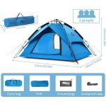 Naturehike 3 Kişilik Otomatik Kamp Çadırı - Görsel 5