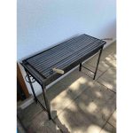 İklim 40X100 cm Demir Mangal Barbekü Oluklu Izgara - Görsel 2