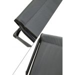 Moniev 4 Adet Kamp Sandalyesi Bardaklıklı Lüks Piknik Sandalye Gri + Katlanır Mdf Masa - Görsel 5