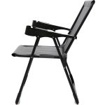 Moniev 4 Adet Kamp Sandalyesi Bardaklıklı Lüks Piknik Sandalye Gri + Katlanır Mdf Masa - Görsel 3