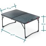 Decathlon Quechua Outdoor Katlanır Kamp Masası - Gri - Mh100 - Görsel 2