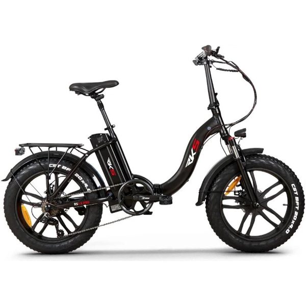Rks Rsı x Pro Elektrikli Katlanır Bisiklet Siyah