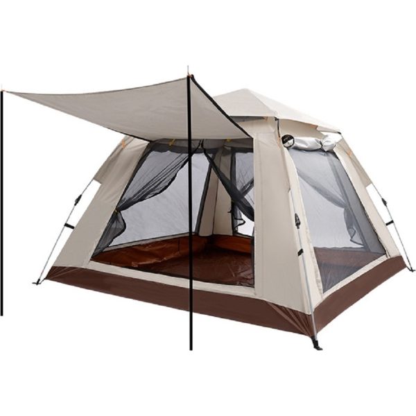 Bintech Angeleye 4 Tarafı Kare Tenteli Tam Otomatik Kamp Çadırı 4 Kişilik