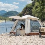 Bintech Angeleye 4 Tarafı Kare Tenteli Tam Otomatik Kamp Çadırı 4 Kişilik - Görsel 4