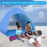 Bintech Plaj Çadırı Otomatik Kurulum Gölgelik Su Geçirmez Çadır - Görsel 3