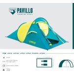 Bestway Pavillo Otomatik 2 Kişilik Kamp Çadırı Coolquick Kolay Kurulum 200X120X95 - Görsel 4