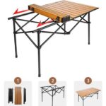 Shufa - Alüminyum Kamp Masası Xl - Katlanabilir - Görsel 3