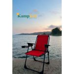 KampSeti 2 Adet Katlanır Kamp Sandalye ve Masa Seti-Taşınabilir Piknik Bahçe Sandalyesi-Masası - Görsel 3