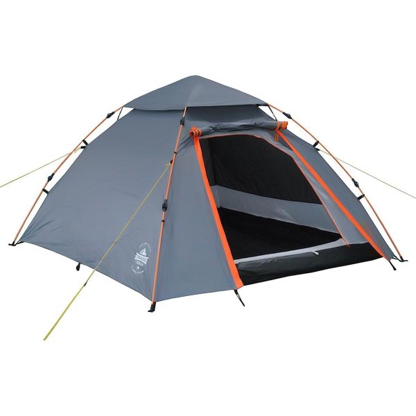 Love Is Everywhere Where Tomorrow Kuppel Otomatik Çadır-Gri