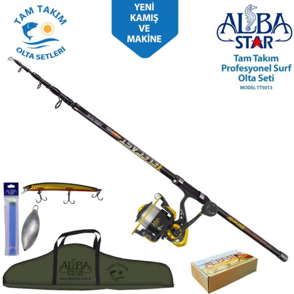 Albastar Tam Takım Profesyonel Surf Olta Seti TTS013