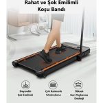 Urevo 2.5hp 2in1 Katlanabilir Koşu Ve Yürüyüş Bandı Siyah 0-12KM (Distribütör Garantili) - Görsel 2