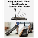 Urevo 2.5hp 2in1 Katlanabilir Koşu Ve Yürüyüş Bandı Siyah 0-12KM (Distribütör Garantili) - Görsel 3