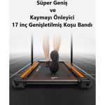 Urevo 2.5hp 2in1 Katlanabilir Koşu Ve Yürüyüş Bandı Siyah 0-12KM (Distribütör Garantili) - Görsel 5