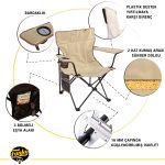 Funky Chairs V2 Toprak Lüks Kamp Sandalyesi XL - Görsel 6