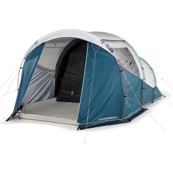 Decathlon Quechua 4 Kişilik Kamp Çadırı - 1 Odalı - Arpenaz 4.1 Fresh & Black