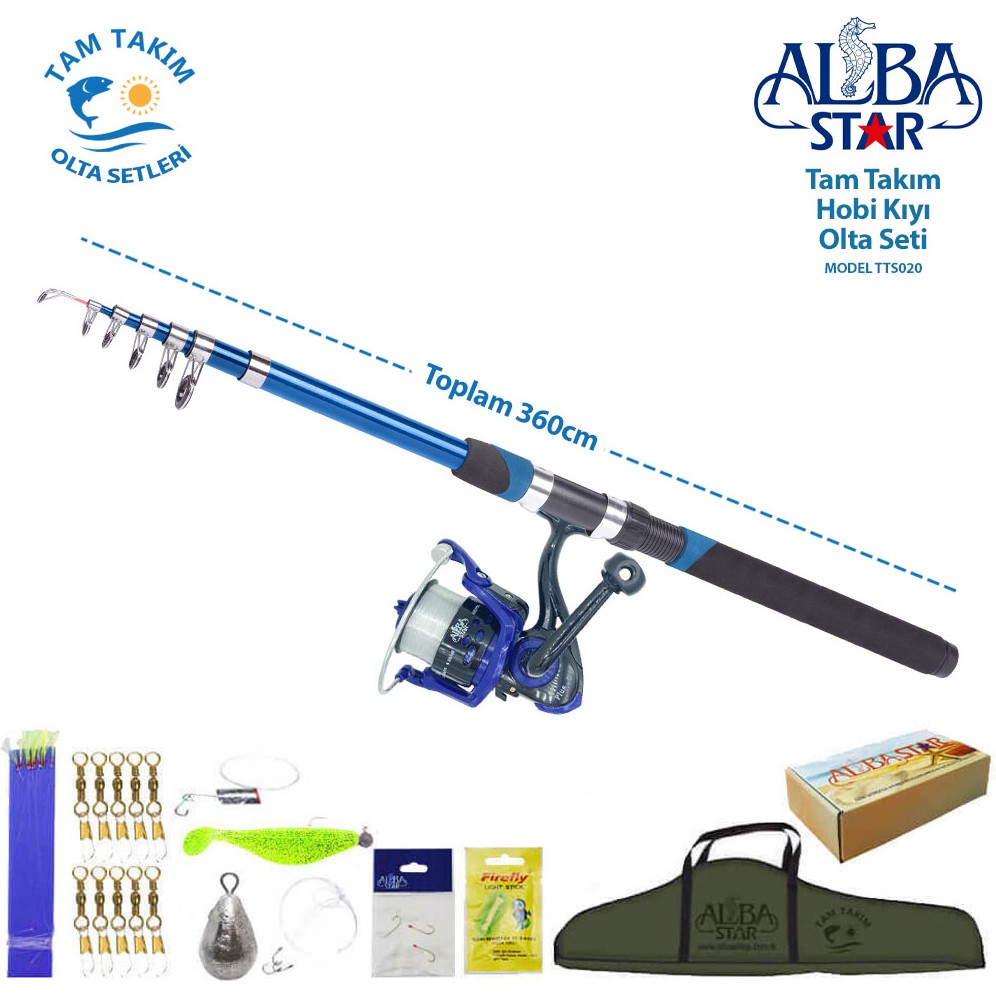 110000664220890.jpg Albastar Tam Takım Hobi Kıyı Olta Seti - TTS020 - Görsel 1