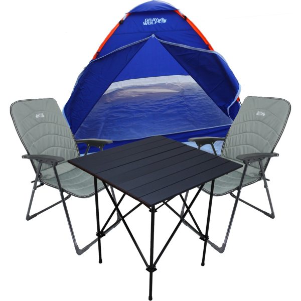 Kamp Seti Çadırlı (Çadır+2 Sandalye+ Aliminyum Masa)