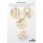 Panipal Outdoor Alüminyum Katlanabilir Kamp ve Piknik Sandalyesi, Omuz Askılı Çantasıyla - Görsel 4