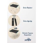 Panipal Outdoor Alüminyum, Katlanabilir Kamp ve Piknik Masası, Omuz Askılı Çantasıyla S41X56X45 cm - Görsel 4