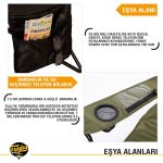 Funky Chairs Cool Ice Haki Lüks Kamp Sandalyesi XL - Görsel 5