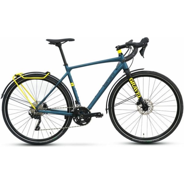Carraro Gravel Gt 20V Hd Gravel Bisiklet Mat Satin Mavi - Sarı 52CM
