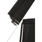 Moniev 2 Adet Kamp Sandalyesi Katlanır Piknik Sandalye Oval Bardaklıklı Siyah - Görsel 4