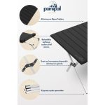 Panipal Outdoor Alüminyum, Katlanabilir Kamp ve Piknik Masası, Omuz Askılı Çantasıyla L - Görsel 2