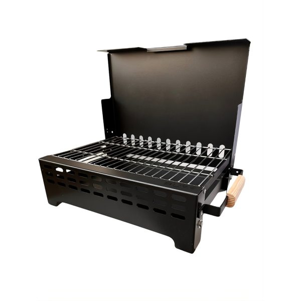 Buff Pratik Katlanır Mangal Krom Izgaralı Kolay Katlanabilir Mangal Koruma Kılıflı Dayanıklı Mangal