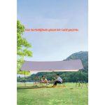 Shufa Glamping 500*300CM Tarp Güneş ve Rüzgar Koruma Tentesi - Görsel 3