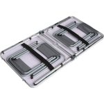 Uniqamping Çanta Tipi 4 Tabureli Katlanır Kamp Masa Seti - Ahşap Desen - Görsel 3