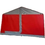 Uludağ Çadır Barınma Çadırı - 9m² - Kırmızı - Görsel 2