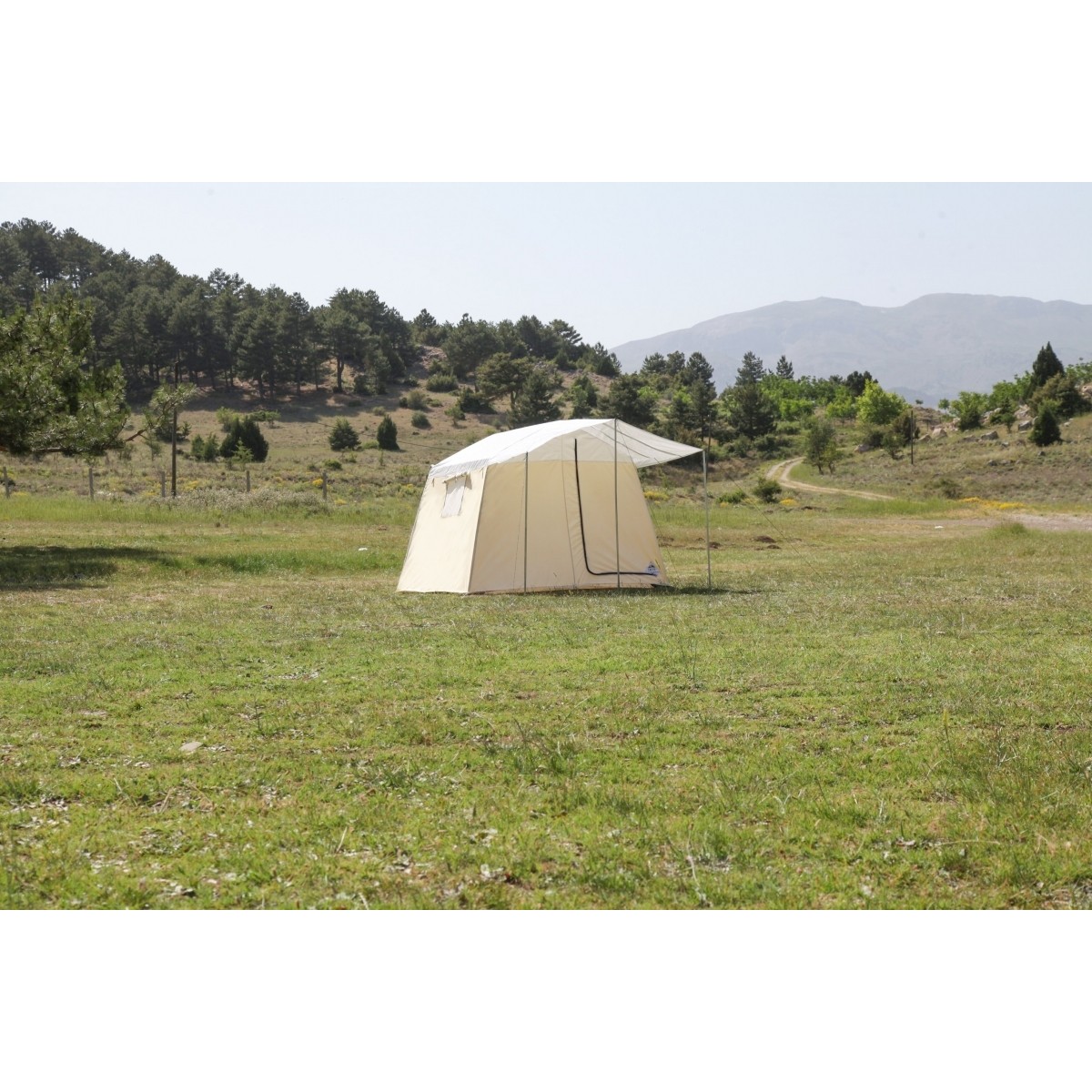 110000758487923.jpg Uç Uludağ Çadır Tek Oda Imperteks Kamp Çadırı - Krem - Görsel 1