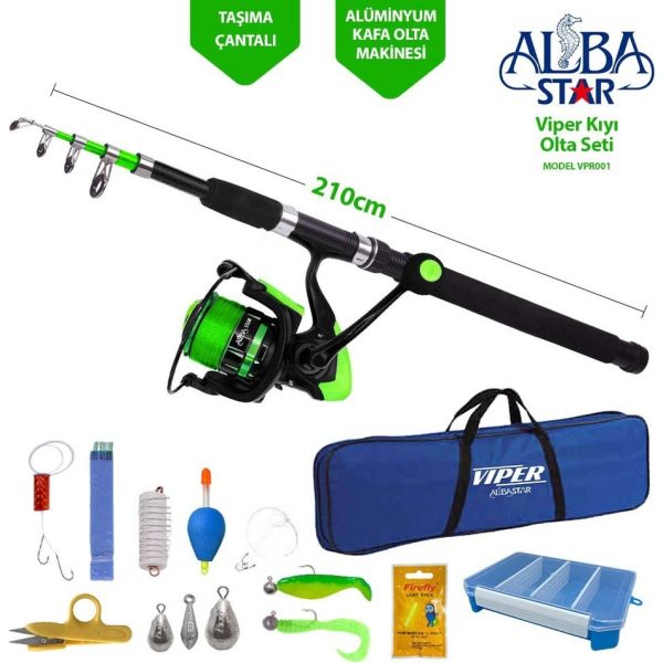 Albastar Viper Kıyı Olta Seti - Vpr001