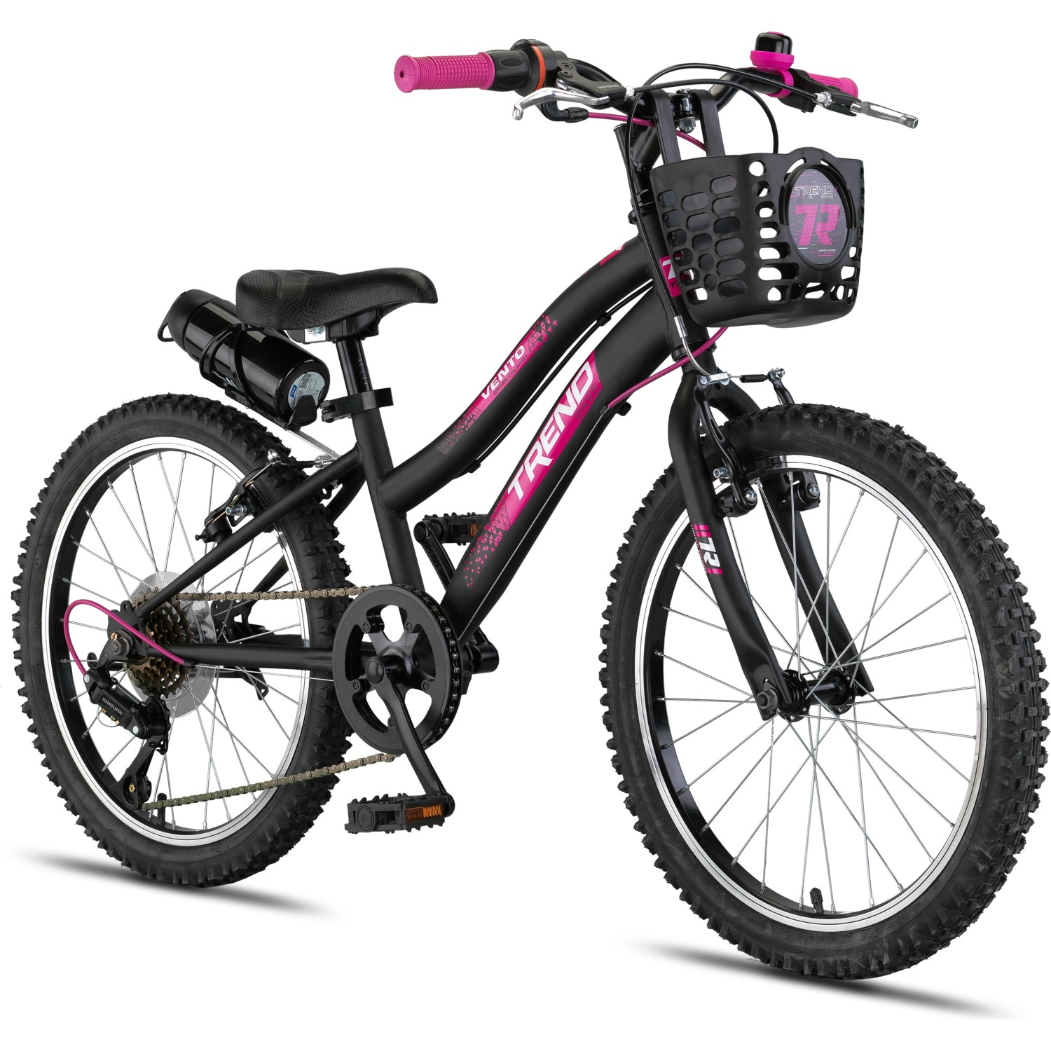 110000765082819.jpg Trendbike Mistral L 20 Jant Vites Çocuk Bisikleti 6-9 Yaş Kız Çocuk Bisikleti Siyah-Fuşya 20.411-S-F - Görsel 1